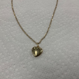 14K TriColor 18"Valentino Chain w/ Heart Pendant 4.30Gr