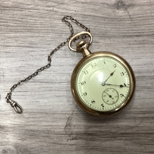 ELGIN MODEL 7 POCKET WATCH WITH PAPERWORK