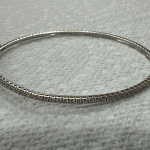 White Gold Bangle Bracelet 8g/18kt 