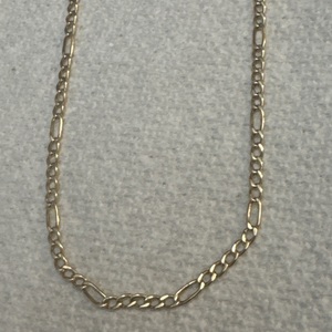 Yellow Gold Figaro Necklace 3.7g/14kt 
