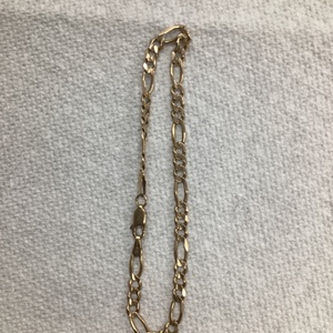 Yellow Gold Figaro Bracelet 6.9g/14kt 