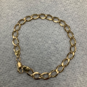 10K Yellow Gold Curb Bracelet 9.7gr 9"