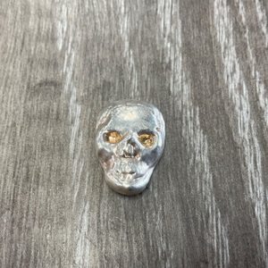 1/2 OZ .999 SILVER SKULL 