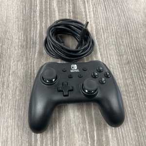 POWER A NINTENDO BLACK WIRED CONTROLLER