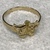 10K Yellow Gold Theater Mask Ring 2.0gr Size 10
