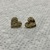 10K Yellow Gold Heart Stud Earrings 0.8gr