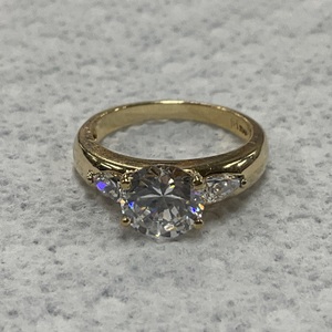 14K Yellow Gold Fashion Stone Ring 3.7gr Size 7 