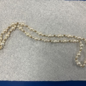 Pearl Necklace with 14K Clasp & Accents 20"