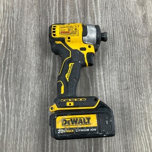 DEWALT DCF809 1/4" IMPACT DRIVER W/4.0 AH BATTERY