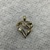 10K Yellow Gold Diamond Heart Pendant 1.6gr
