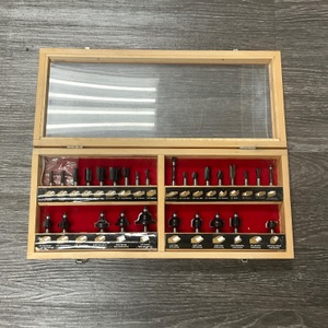 SKIL CARBIDE TIPPED ROUTER BIT SET - MISSING TWO