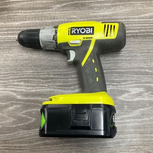 RYOBI P271 CORDLESS 1/2" DRILL WITH AFTERMARKET 6.0AH BATTERY, NO CHARGER