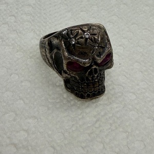 Silver 925 Skull Ring 25g
