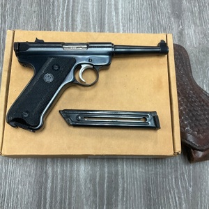 RUGER MARK II .22LR W/ 2 MAGAZINES, HOLSTER & BOX