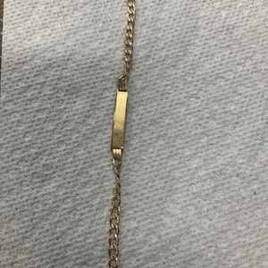 Yellow Gold Curb Bracelet 3.5g/14kt 
