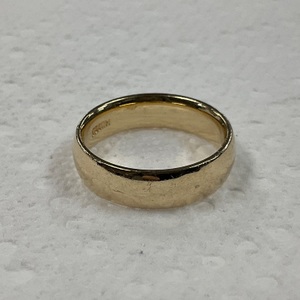 14K Yellow Gold men's Band Ring 8.6gr Size 9.75