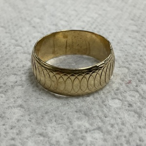 14K Yellow Gold Band Ring 7.1gr Size 9.5 