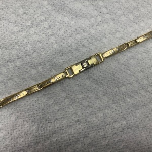 14K Two Tone Gold 7.5" Bracelet 17.7
