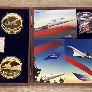 AMERICAN MINT CONCORDE FINAL FAREWELL COMMEMORATIVE FLIGHT SET
