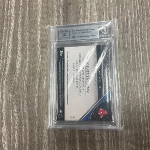 TOPPS TRIBUTE YOAN MONCADA 6/25 AUTO ORANGE BASEBALL CARD