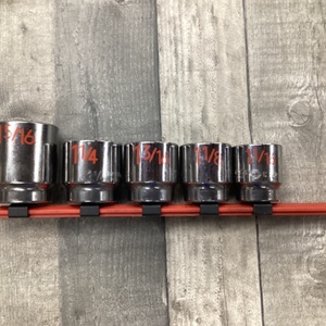 MATCO TOOLS SC52TA 5PC 1/2" 12 POINT SAE SOCKET SET