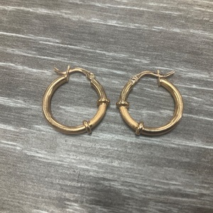 18kt Yellow Gold Hoop Earrings 1.9gr 