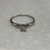 14K White Gold Solitaire Princess Diamond Ring 1.3gr Size 6.25