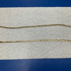 14K Yellow Gold Diamond Cut 22" Mariner Chain 8.7gr 