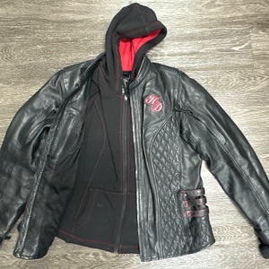 HARLEY DAVIDSON SCROLL SKULL 3-IN-1 LEATHER JACKET