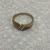 14K Yellow Gold 3.8gr Three Stone Ring Size 11