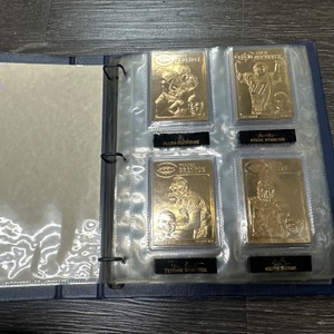 DANBURY MINT  22K SUPER BOWL CARDS