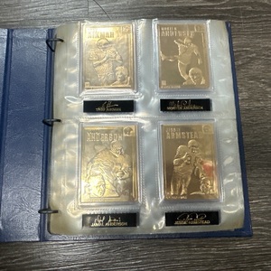 DANBURY MINT 22K NFL GOLD CARDS