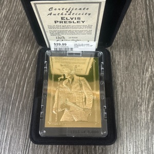 23K ELVIS CARD NUMBERED