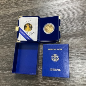 1986-W 1 OZ PROOF AMERICAN GOLD EAGLE  SPOT + 10%