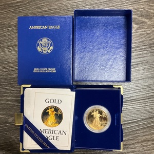 1986-W 1 OZ PROOF AMERICAN GOLD EAGLE  SPOT + 10%