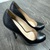 YYSL TRIBTOO PLATFORM PUMP HEELS SIZE 37 1/2 (7.5) 