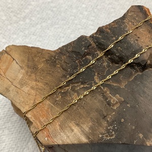 14K Yellow Gold 18" Serpentine Twist Chain Necklace 1.5gr 