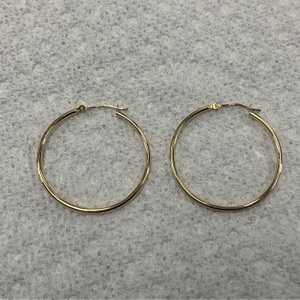 14K Yellow Gold Hoop Earrings 1.3gr