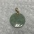 14kt Yellow Gold Jade Stone Pendant 3.00gr 