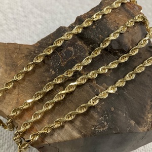 14k Yellow Gold 20" Rope Chain Necklace 14.9gr